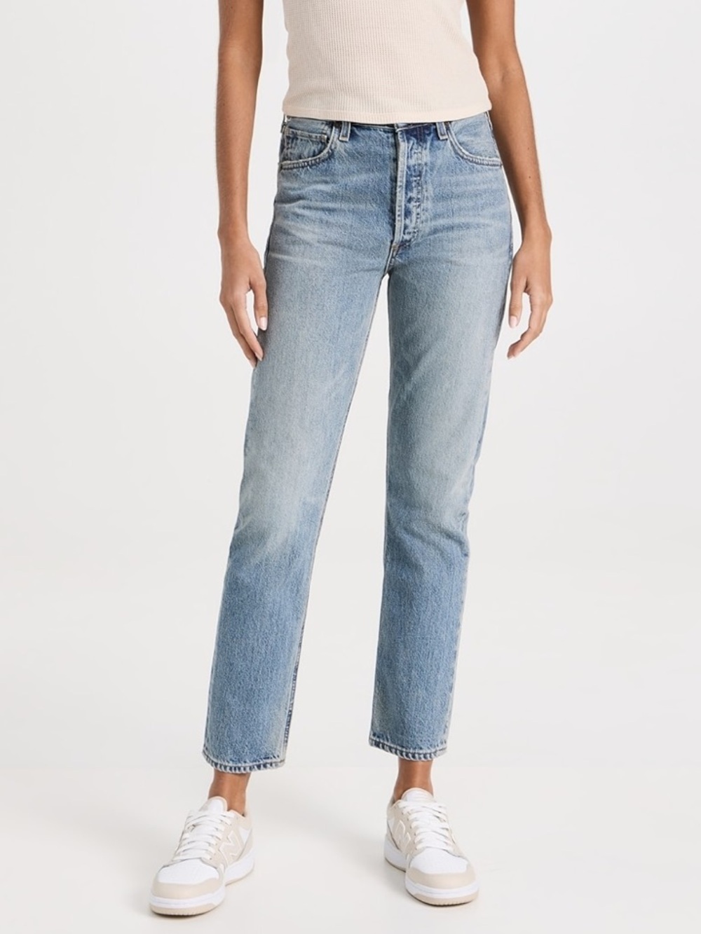 Citizens of Humanity Light Wash Charlotte Straight Jeans - 24 W 28 L